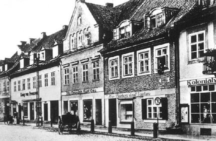 001 0002 Allenburg damals Ansicht vom Marktplatz