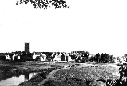 001 0024 Blick auf Allenburg von Suedwest