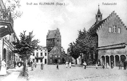 001 0032 Postkarte von Allenburg