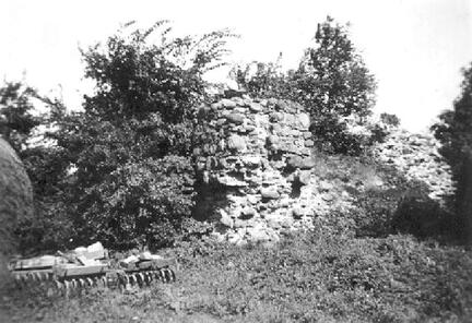 011 0038 Die Ruine der Ordensburg 1935