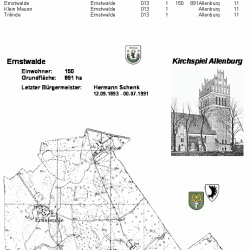 Ernstwalde Gemeindedaten