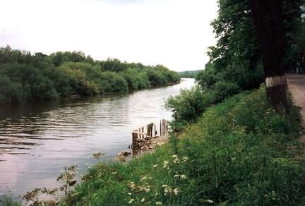 016 1026 Die Deime bei Friedrichsthal am 13 06 1992