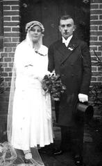 021 0017 Das Brautpaar Heinrich und Irma Krinke