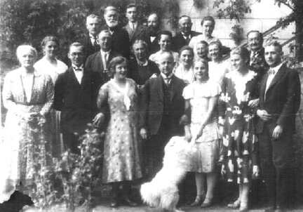 022 0015 Tagung der Pfarrer aus dem Kreis Wehlau am 15 Mai 1931 in Goldbach Gastgeber Pfarrer Seemann in der Bildmitte