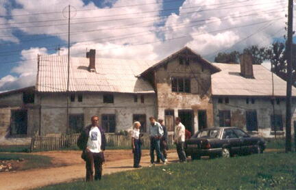 022 1257 Garbeningken im Sommer 1993 Vor dem Gutshaus Hoth