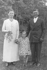 035 0051 Karl und Johanna Raese mit Tochter Irma im Jahre 1935