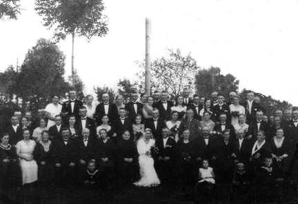 037 0020 Hochzeit Ernst Stadie und Irmgard geb Engelke im Jahre 1932