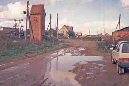 038 1007 Das gut erhaltene Trafo Haeuschen im Jahre 1991