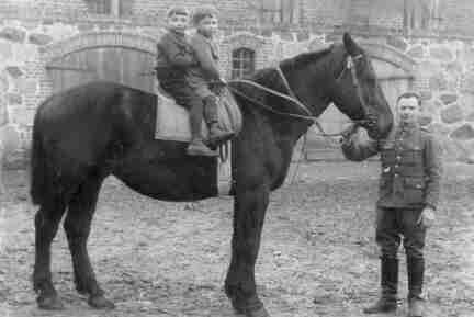 043 0020 Die Reiter Egon u Dieter Stattaus im Jahre 1941