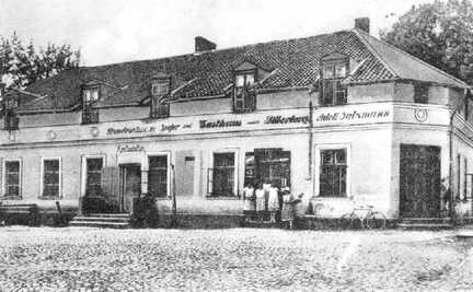 046 0004 Alte Postkarte von Klein Nuhr Gasthaus zum Silberberg