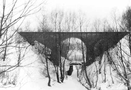 046 0026 Die Eisenbahnbruecke bei Klein Nuhr