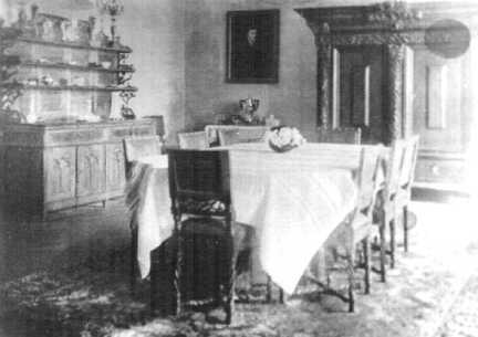 056 0009 Speisezimmer im Gut Gross Kuglack um 1800