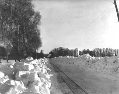 056 0011 Kleinbahnstrecke zwischen Gross Kuglack und Gross Keylau im tiefen Winter