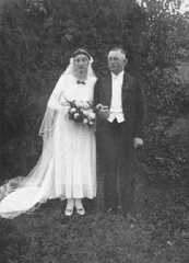 056 0033 Hochzeit Walter Hoffmann und Erna geb Beckmann am 30 09 1932 in Goldbach