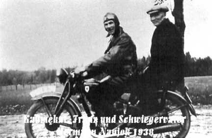 057 0028 Franz Kassmekat 1938 mit seinem Schwiegervater Hermann Naujok