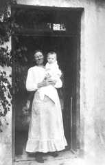 062 0028 Oma Marie Thimm mit Enkelsohn Willi