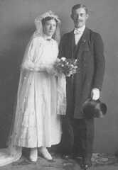 067 0040 Hochzeitstag am 16 05 1921 Otto Fleischer 10 07 1889 00 07 1945 Lina Fleischer geb Petter 05 11 1884 04 08 1866