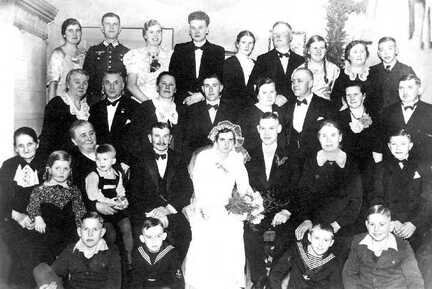 067 0053 Hochzeit Ernst Junkuhn und Bertha geb Sziede am 14 03 1938 in Neuendorf