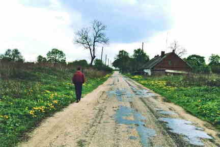 068 1001 Auf der Strasse von Neumuehl in Richtung Allenburg