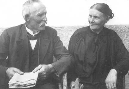 069 0043 Das Ehepaar Friedrich und Hedwig Romeyke geb Braun