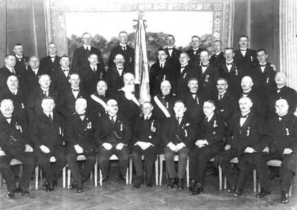 071 0035 Kriegerverein Paterswalde um 1930 1932