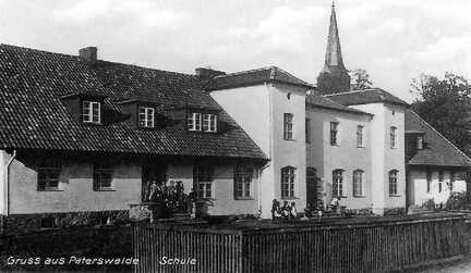 071 0058 Die Schule in Paterswalde komplett mit Anbau