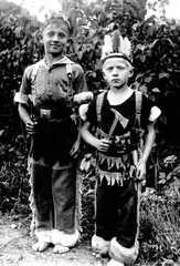 071 0129 Ulrich Klimach mit seinem Cousin Werner Kaehler