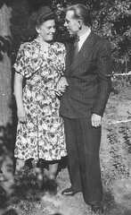 077 1012 Erich und Ruth Blaetke in Biere 1953
