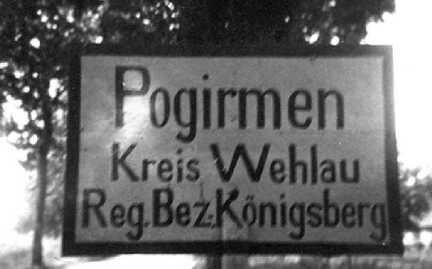 078 0003 Das alte Ortsschild von Pogirmen