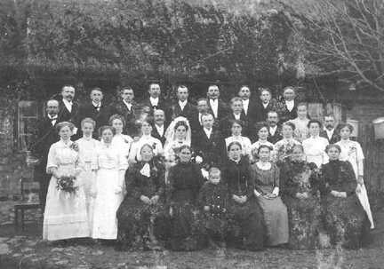 079 0001 Hochzeit des Schneidermeisters Matern aus Wehlau ein Vetter der Geschwister Werner in Poppendorf