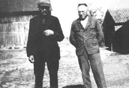 080 0056 Vater Emil Lohren und Sohn Franz