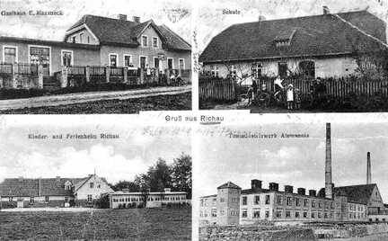 083 0045 Alte Postkarte aus Richau