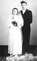 084 0002 Hochzeit 1941 Gertrud Wilkeneit Trauung in Koellmisch Damerau