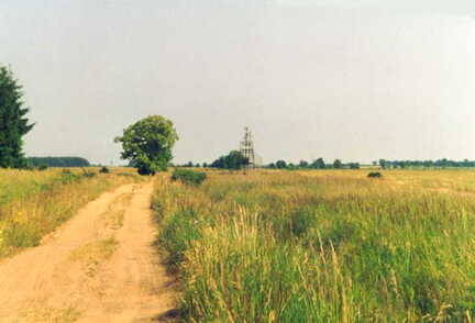 088 1005 Rosenfelde 1992 Strasse von Wilmsdorf nach Lindenau Foto Wilharm
