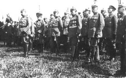090 0041 Im Bild von Hindenburg von Mackensen und Ludendorf