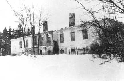 090 0054 Das 1914 abgebrannte Gutshaus von Trimmau