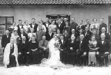 091 0016 Hochzeit Fritz Schlaugiess und Selma geb Samland am 17 12 1937