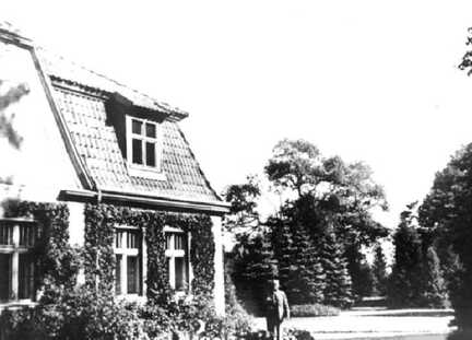 092 0031 Ortsteil Popehnen Blick zum Garten von der Auffahrt