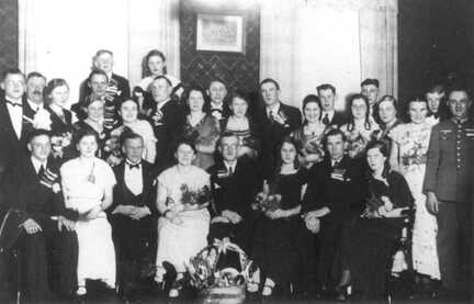 092 0047 Abtanzball im Jahre 1934 35 im Gasthaus Goldener Adler