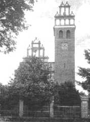 094 0040 Die Pfarrkirche in Schirrau Ansicht von der Reichsstrasse