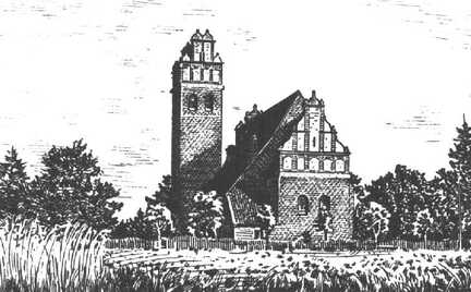094 0042 Zeichnung der Kirche in Schirrau