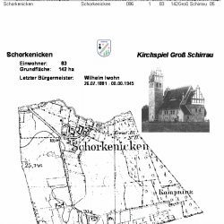 Schorkenicken Gemeindedaten