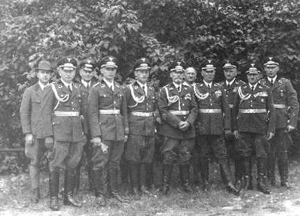 105 0036 Die Forstbeamten des Forstamtes Tapiau im Jahre 1938