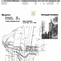 Wargienen Gemeindedaten