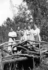 110 0052 Die Naehgruppe auf ihrem Ausflug zum Moorbad Waldfrieden