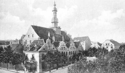 111 0046 Alte Postkarte aus Wehlau Der Markt