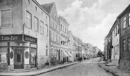 111 0049 Alte Postkarte aus Wehlau Pregelstrasse