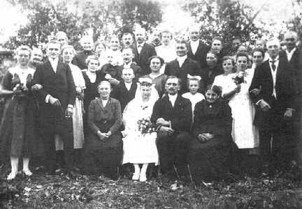 112 0008 Hochzeit von Max und Elma Persian geb Lange am 6 September 1922