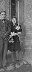 114 0040 Konfirmation 1944 Rudi Sinnak und der Berlinerin Helga Pieper