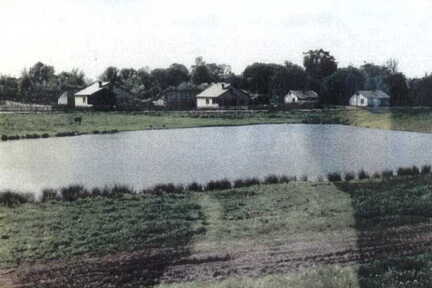 114 1015 Wilkendorf 1992 Ein grosser Teich in Wilkendorf